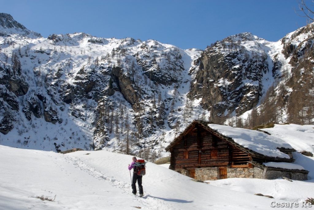 L'arrivo alla piana di Larecchio. Foto Cesare Re