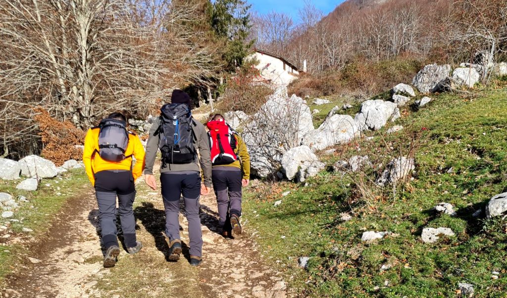 Arrivo al rifugio Capo d