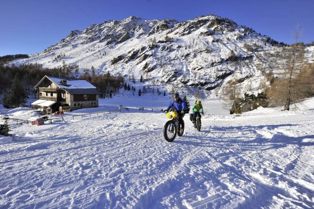 Con le fat bike al Lago Mortirolo