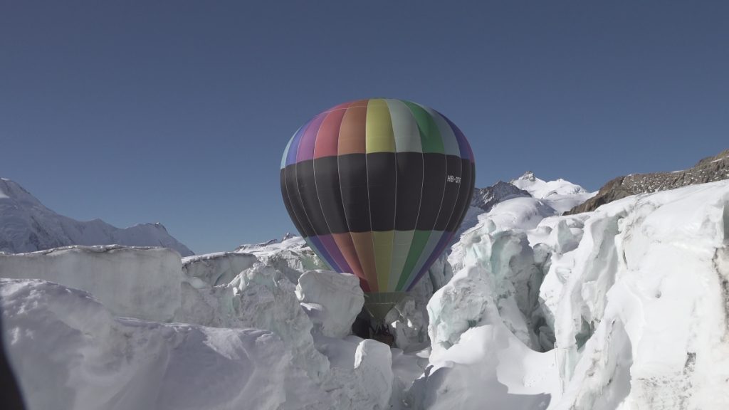 Da Mongolfiera nel ghiaccio eterno, girato nella zona dell