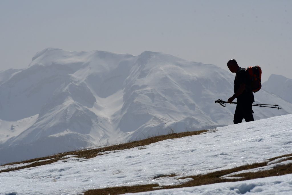 Escursionista al Lago d