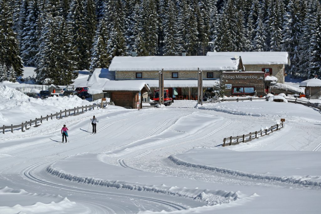 Il Centro Fondo Malga Millegrobbe, foto Arturo Cuel