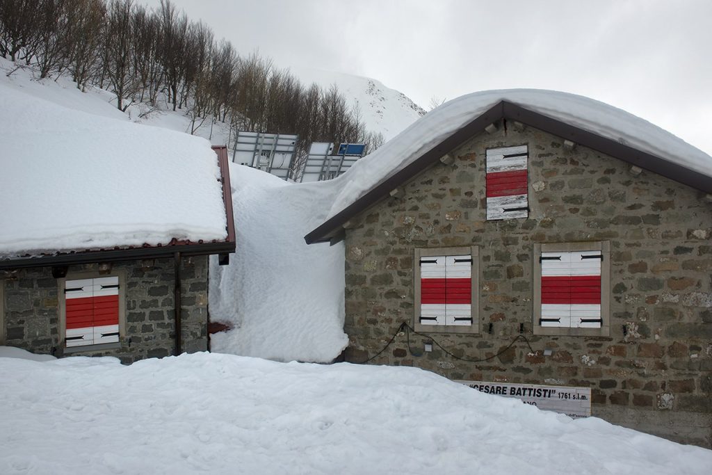 Il Rifugio Cesare Battisti. Foto Roberto Carnevali