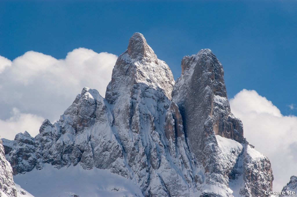 Il Sass Maor e il Velo della Madonna. Foto Cesare Re