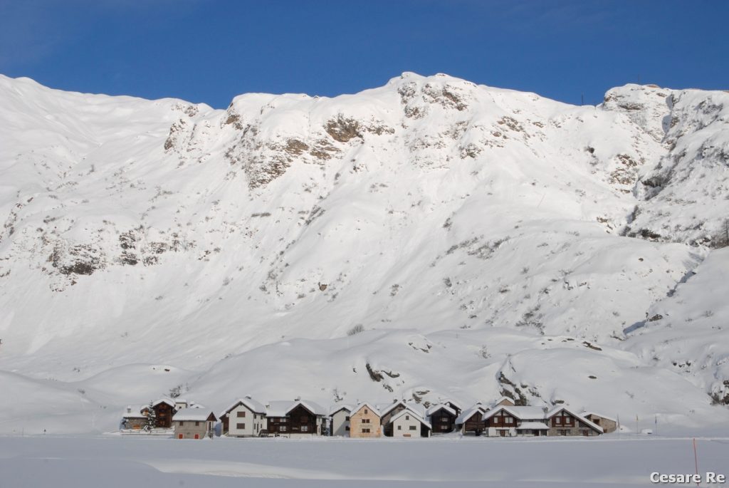 Il borgo di Riale. Foto Cesare Re