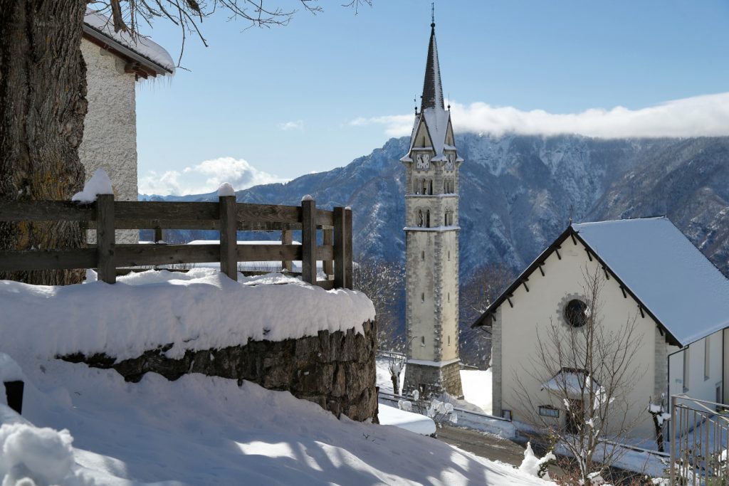 Il centro di Luserna, foto Arturo Cuel