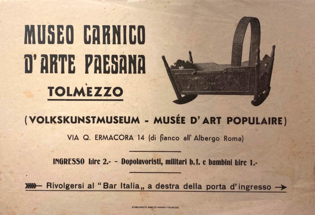 Il primo manifesto del Museo