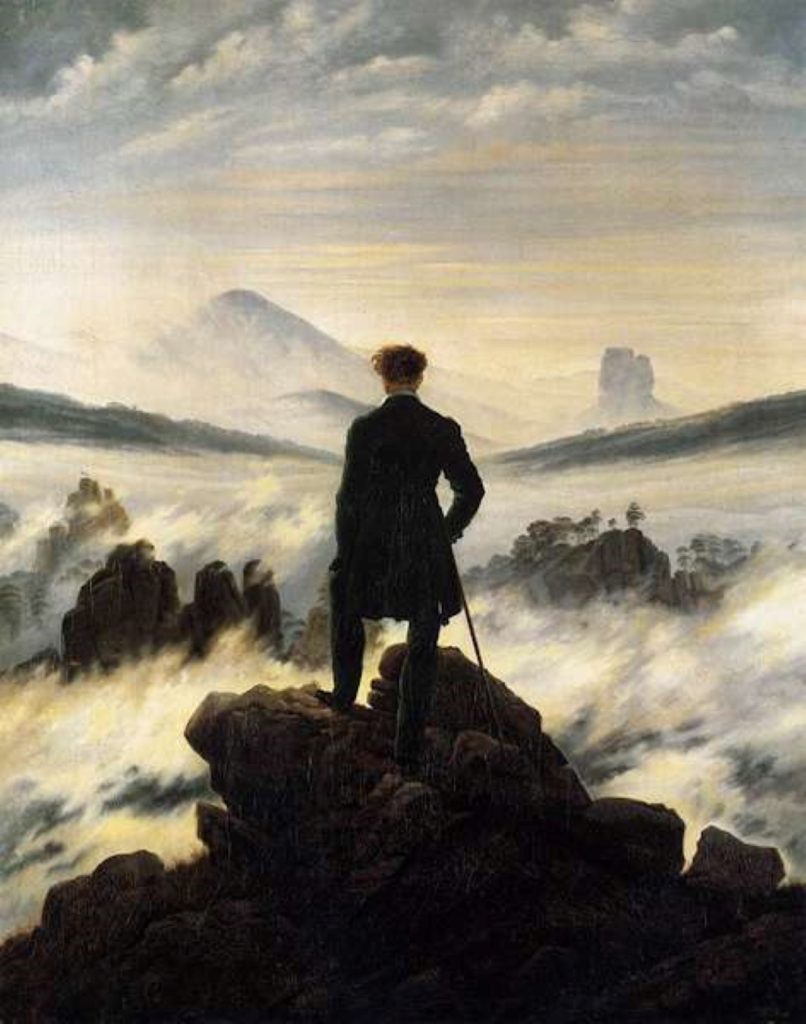 Il viandante sul mare di nebbia