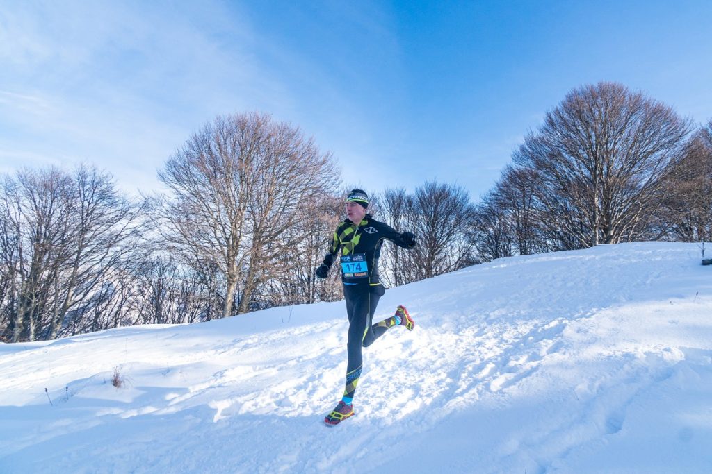 In discesa alla Snow Run Resinelli