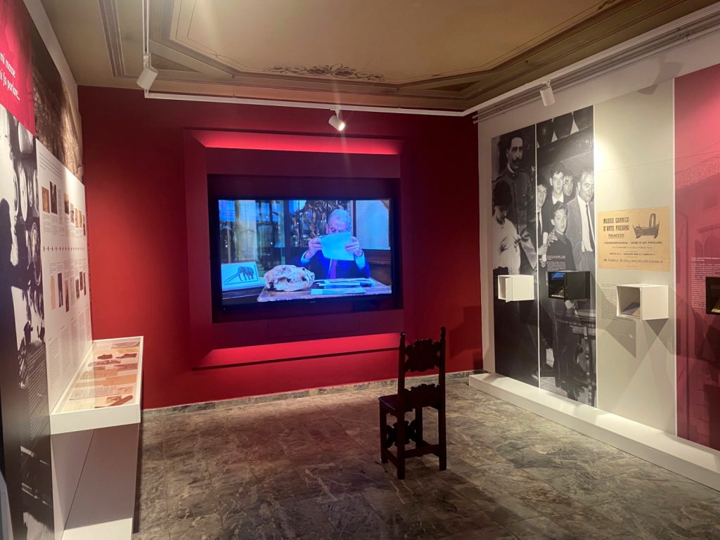 La sala dedicata a Gortani, foto Melania Lunazzi