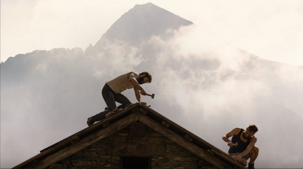 Una scena tratta dal film Le otto montagne