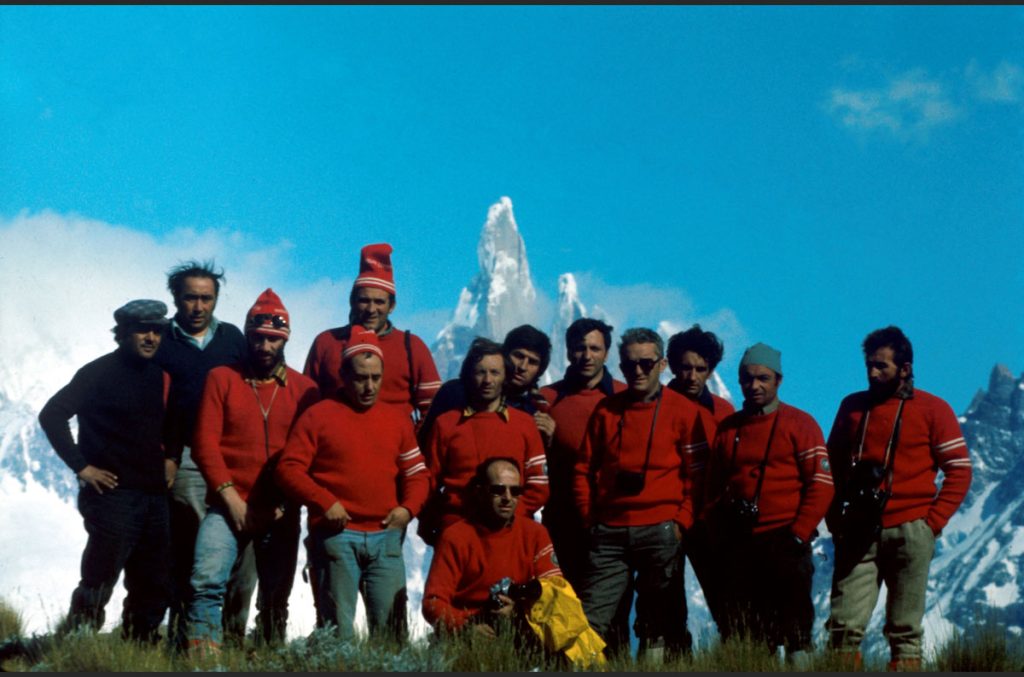 I Ragni di Lecco della spedizione al Cerro Torre del 1974