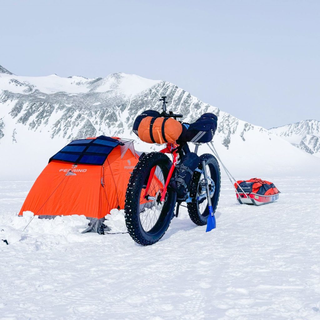 Un campo durante il percorso