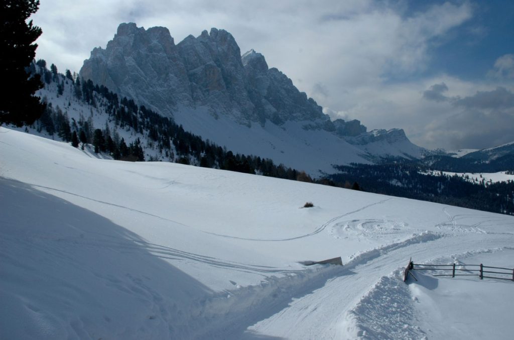 Valle di Funes, le Odle. Foto Stefano Ardito