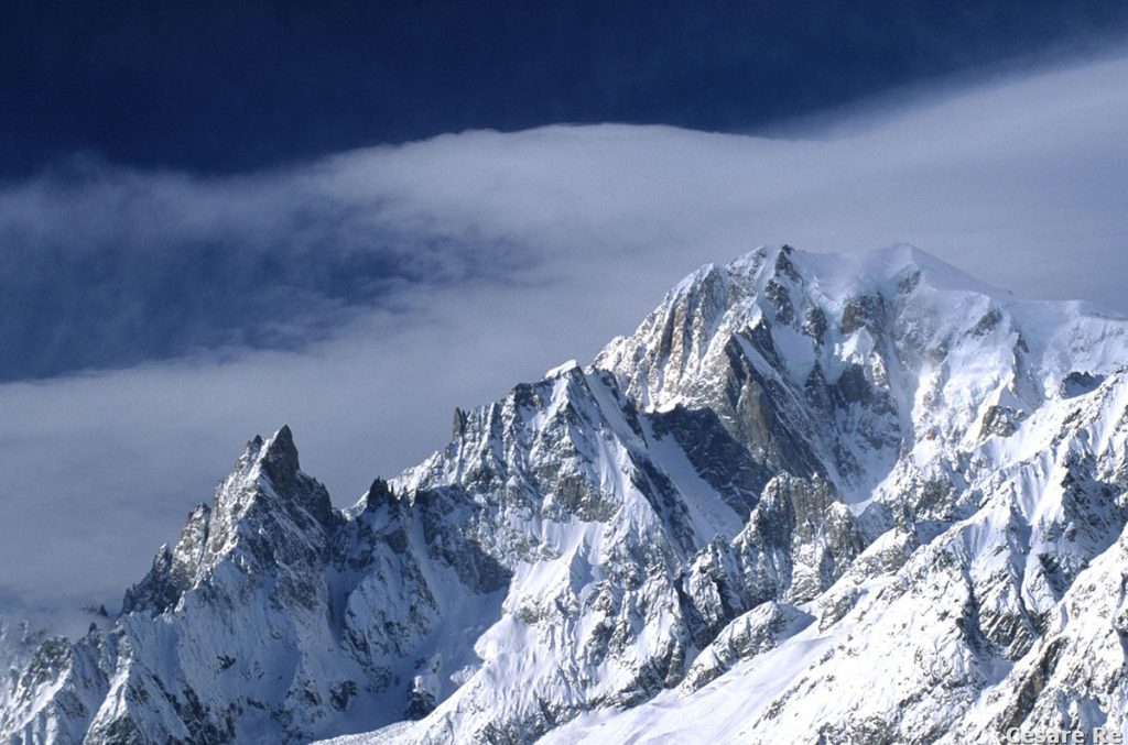 Il Monte Bianco. Foto Cesare Re