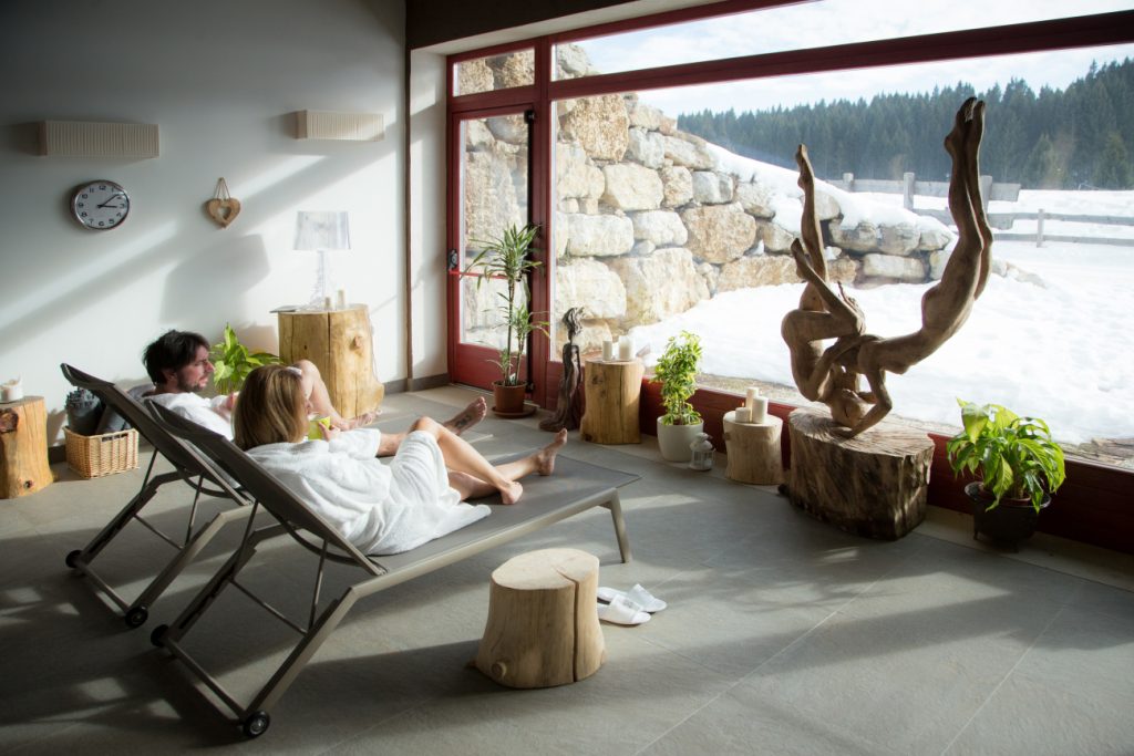 Malga Millegrobbe, il centro benessere Milegruam