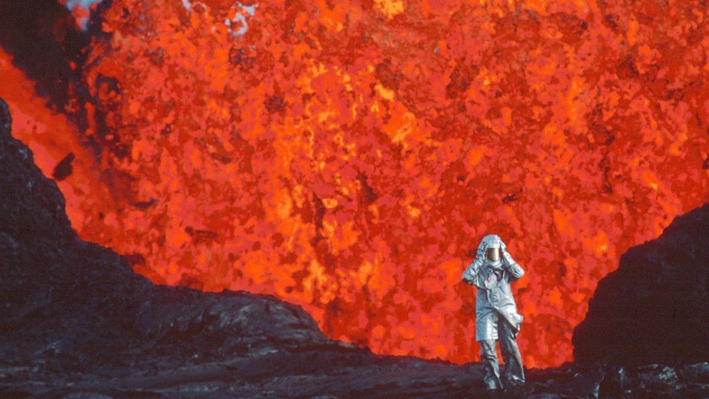 Maurice Krafft sognava di navigare su un fiume di lava