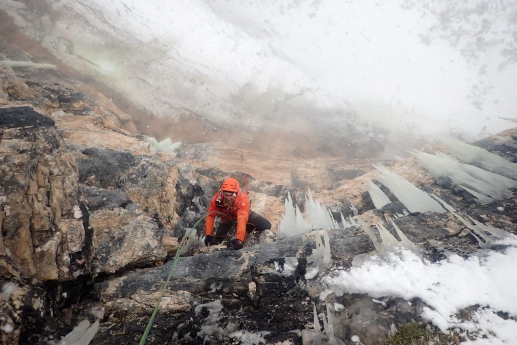 Mercuriali sul quarto tiro della via