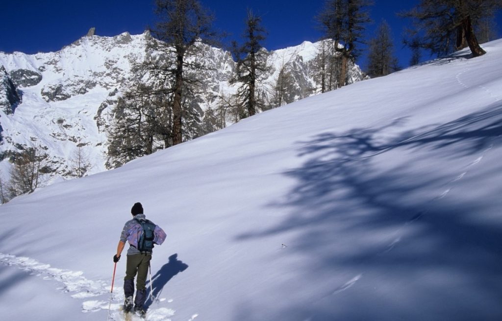 Nei pressi del Rifugio Bertone. Foto Cesare Re