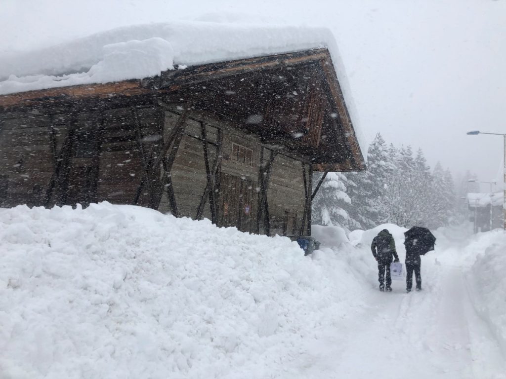 Neve abbondante nel gennaio 2021