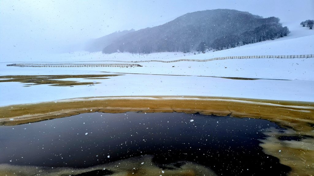 Nevicata ai Pantani, foto SA