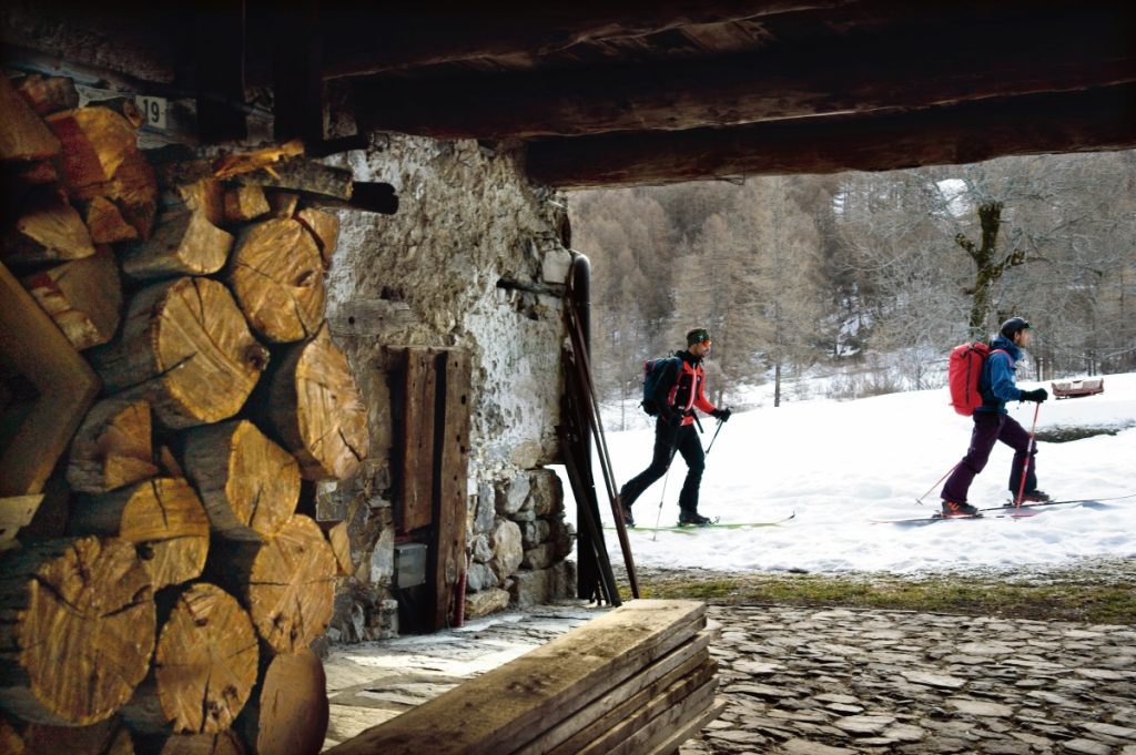 Passaggio a Pratorotondo nel Vallone di Unezio. Foto Umberto Isman