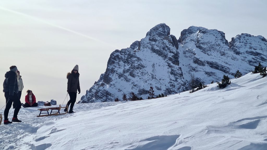 Salita dal rifugio Bosi al Monte Piana, foto SA