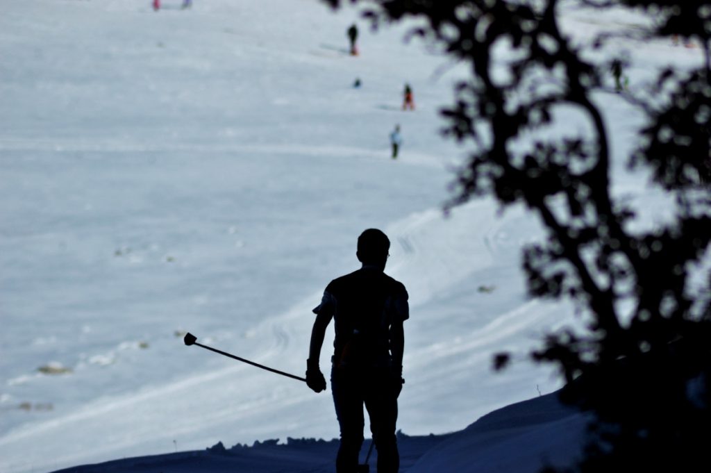 Sci di fondo alla Macchiarvana. Foto Stefano Ardito