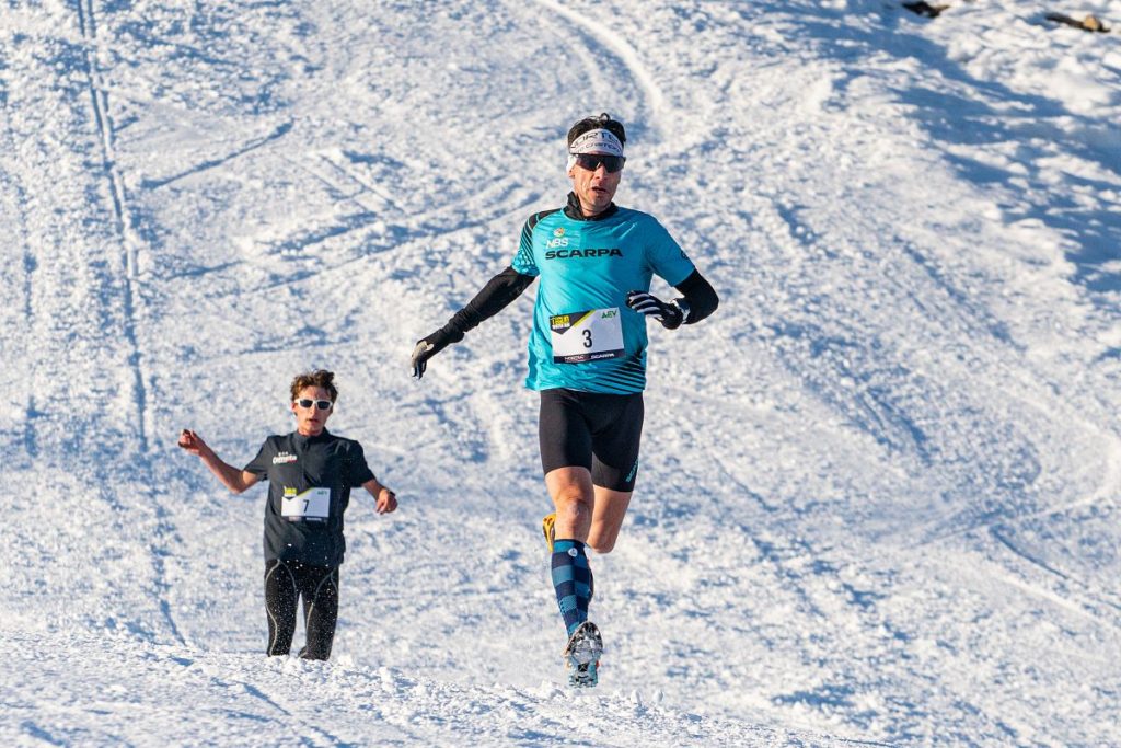 Teglio Winter Sunset Run