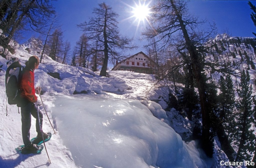 In vista del Rifugio Gerli Porro. Foto Cesare Re