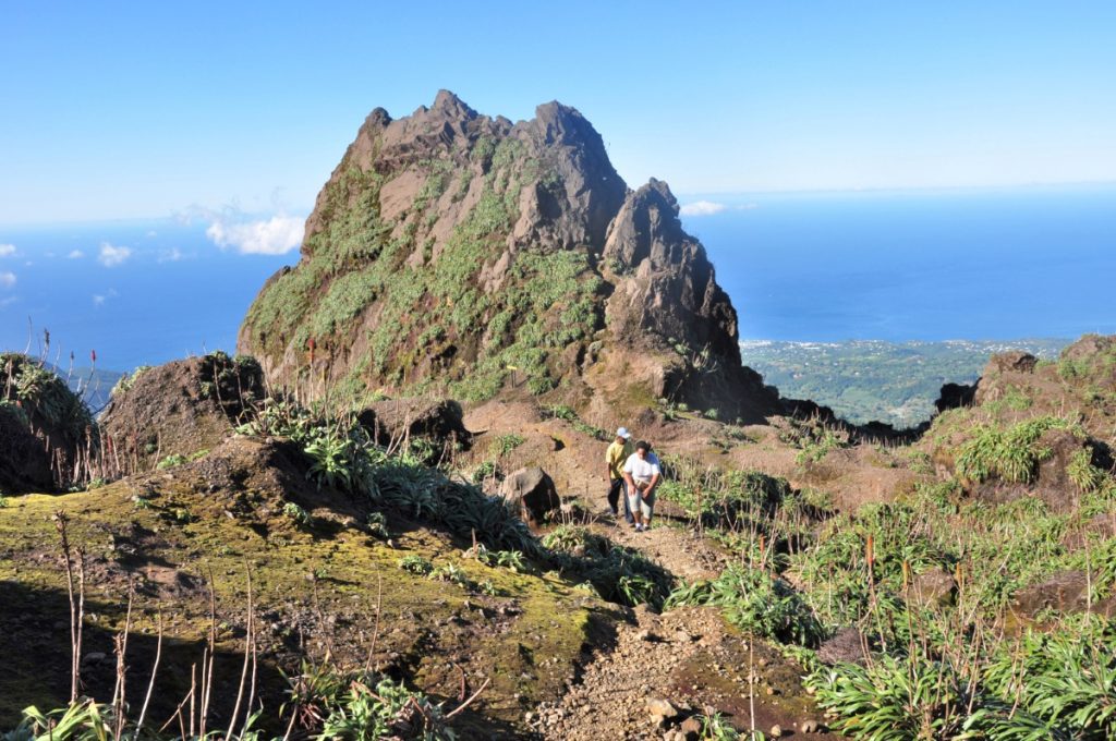 La Soufrière, il Piton Dolomieu, Foto Stefano Ardito