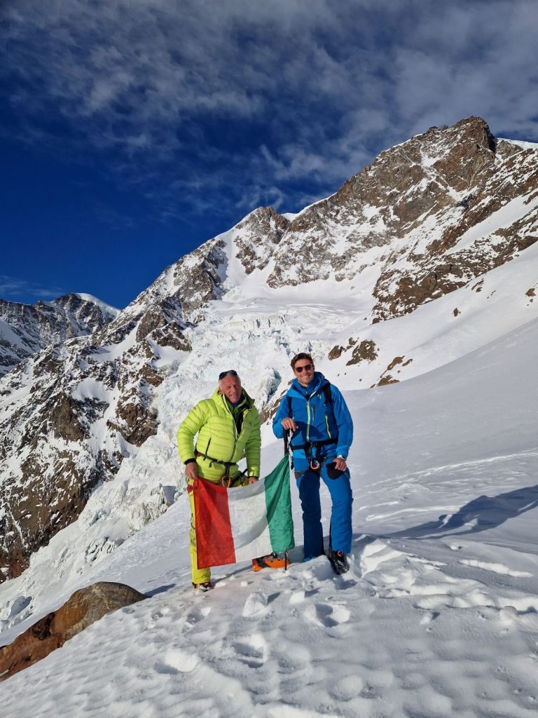 Massimilano Ossini e Lino Zani ad Alagna