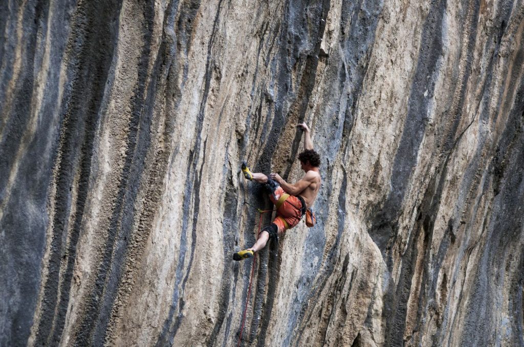 Adam Ondra su The Dream. @Elion Cikopano