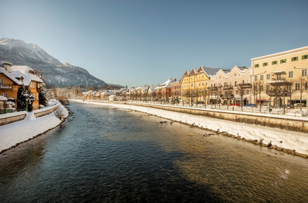 Bad Ischl, affacciata sul fiume Traun. Foto Harald Eisenberger