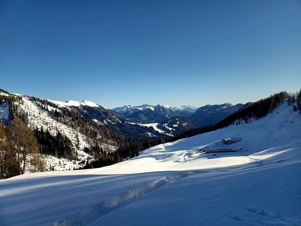 Casera Mediana e Sauris di Sopra sullo sfondo @Omar Gubileia