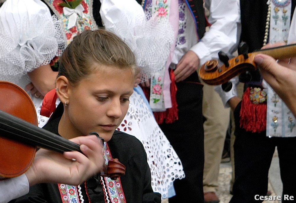 Czeck Republic traditional band, in Canazei