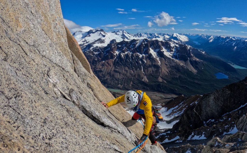 Francecco Ratti sul Pilastro Goretta