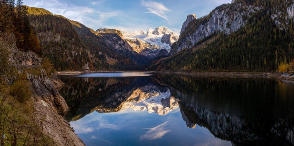 Il Gosausee con vista sul Dachstein