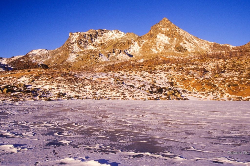 Il Lago Muffè e la Punta Torretta. Foto Cesare Re