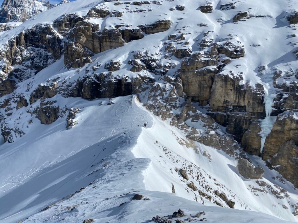 Il Passo dei Rondoi visto da Ovest. Foto Melania Lunazzi