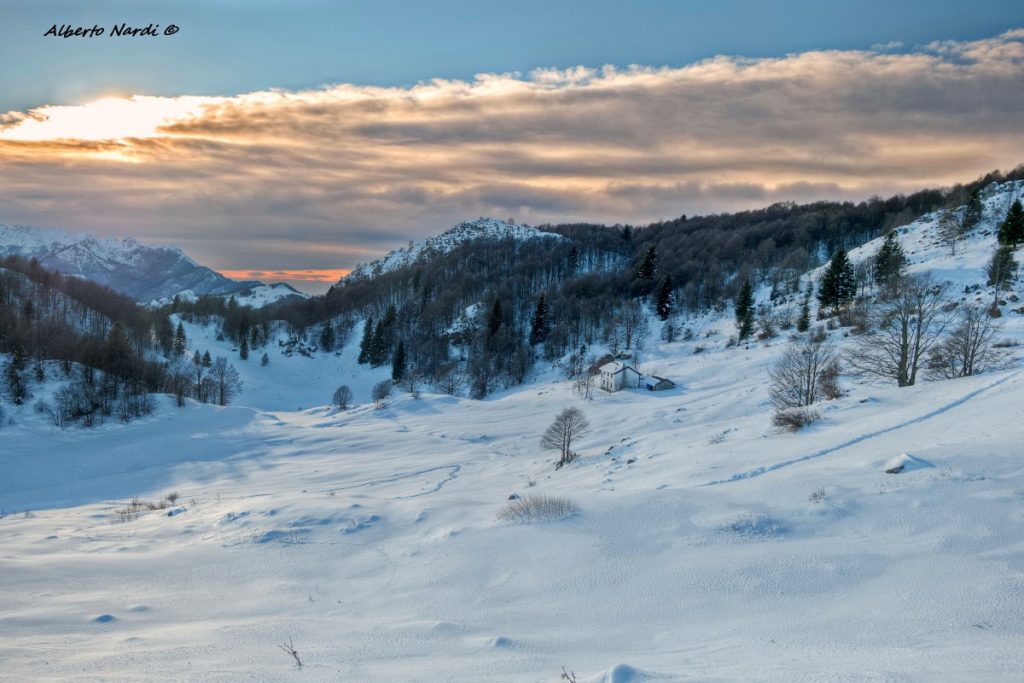 Il Resegone visto dalla Baita Fopa. Foto Alberto Nardi