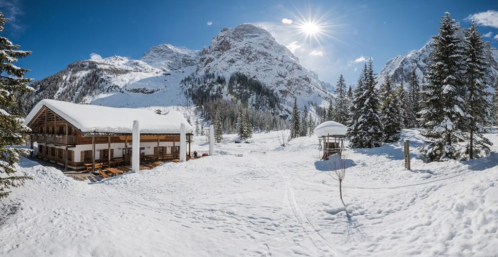 Il Rifugio Fondovalle, in Val Fiscalina