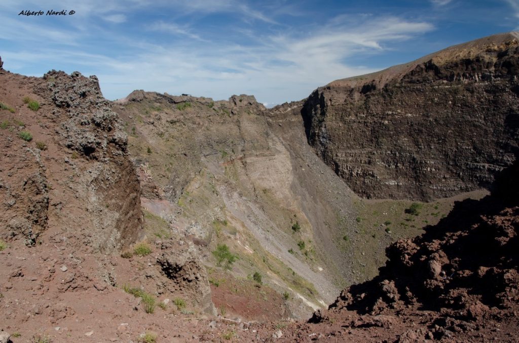 Il cratere, detto il Gran Cono. Foto Alberto Nardi