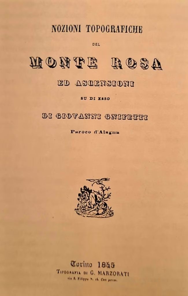 Il libro di Giovanni Gnifetti dedicato al Monte Rosa