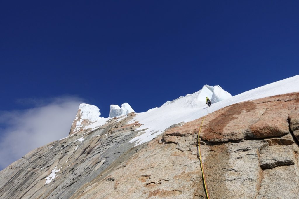 Il tratto finale della scalata
