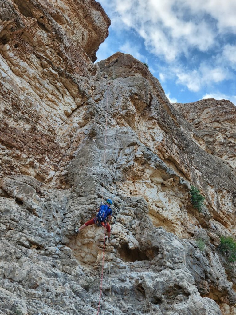 La linea di salita (e di discesa). Foto Società Alpina delle Giulie