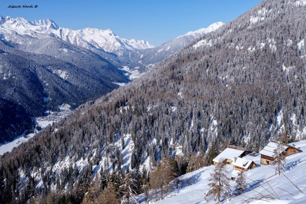 Le baite dela frazione di Ortisè. Foto Alberto Nardi