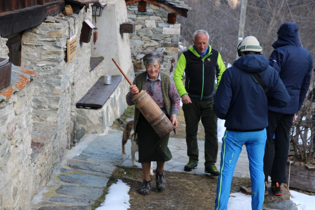 Lino Zani durante la registrazione della puntata di Linea Bianca