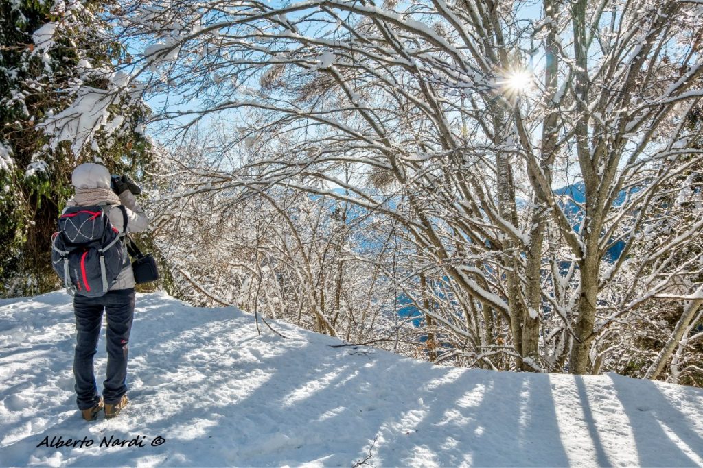 Lungo il percorso. Foto Alberto Nardi
