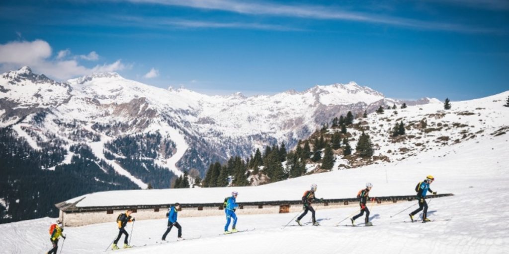 Lungo la Via dei Fevri a Madonna di Campiglio
